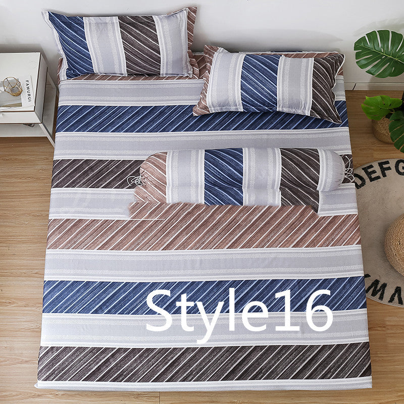 Single Bed Linens Mattress Pad Sets Bed Sheet Single Mattress Cover